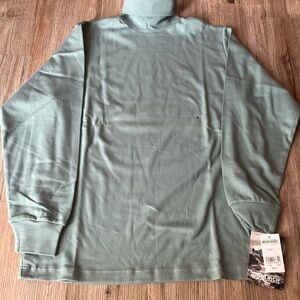 Vintage WOOLRICH Turtleneck Pullover Women's S Sage Cotton Long Sleeve